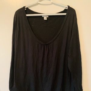 Cotton old navy black top
